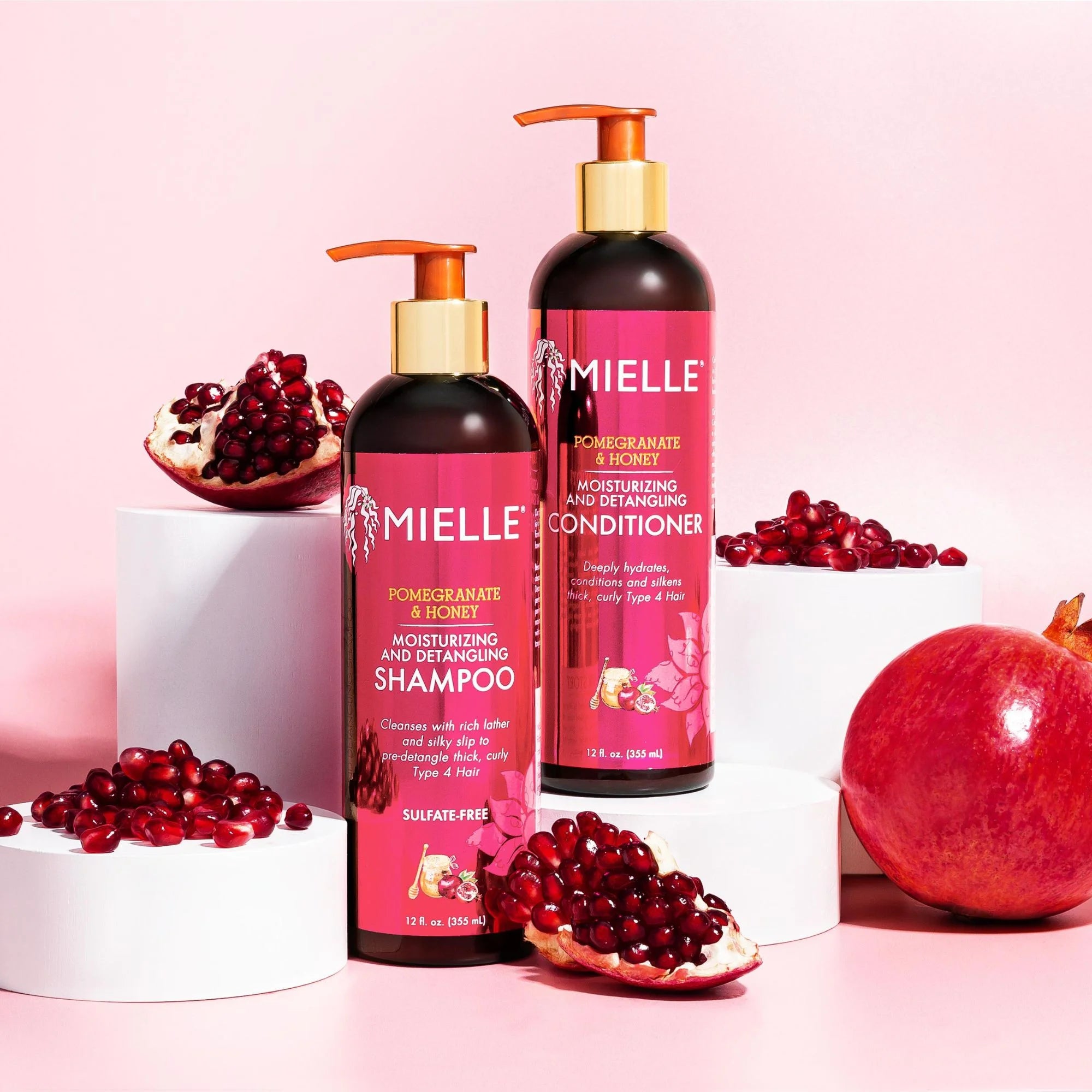 Mielle Pomegranate & Honey Moisturizing and Detangling Shampoo - 12 fl oz